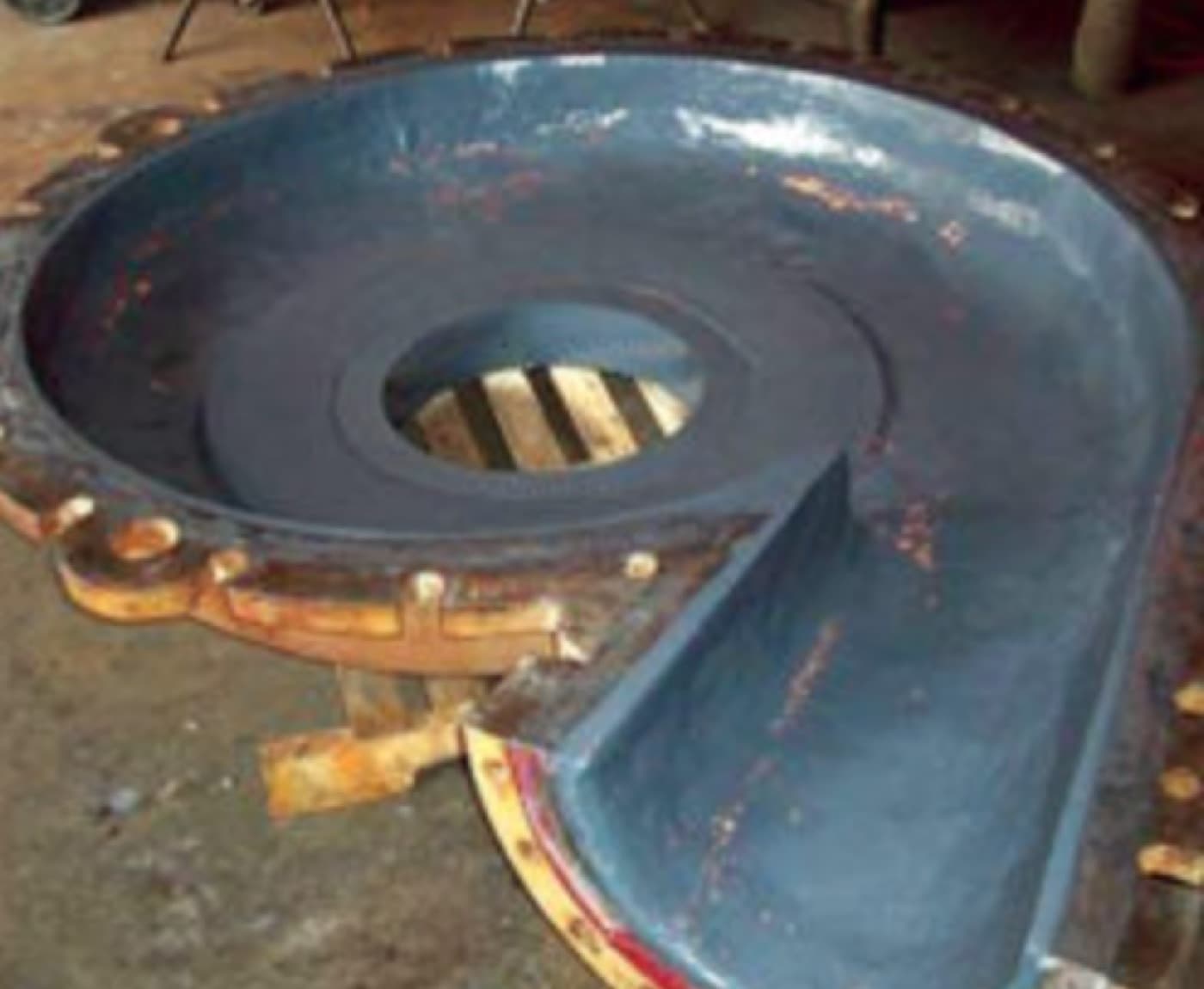 Erosion-resistant coating applied to a pump flow surface