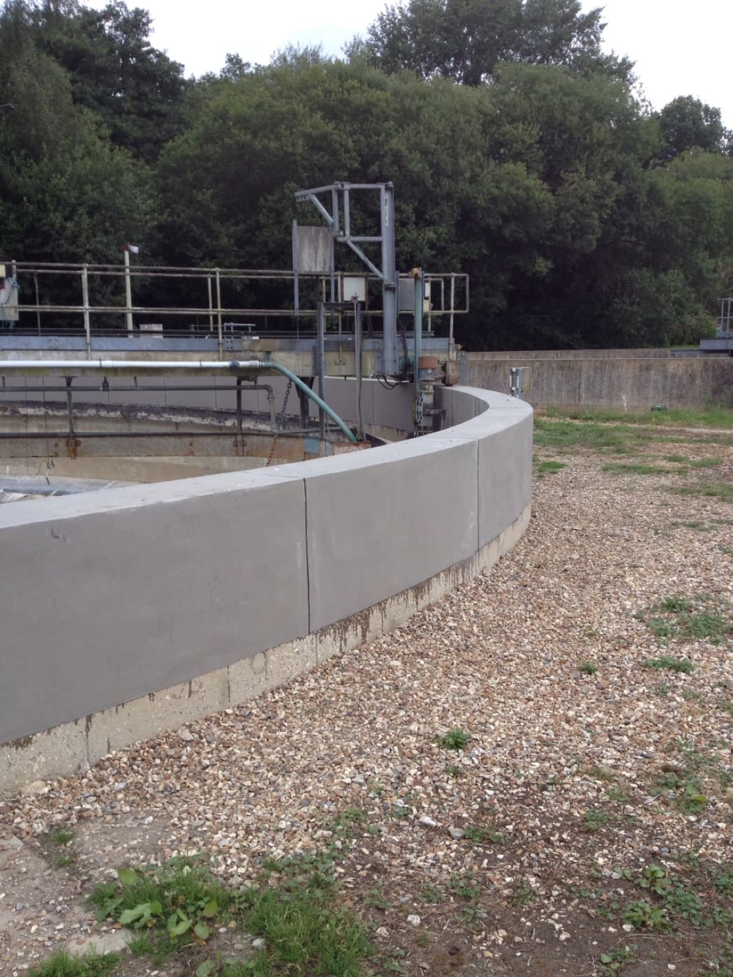Production separator vessel internals rebuilt and lined by a certified Belzona applicator