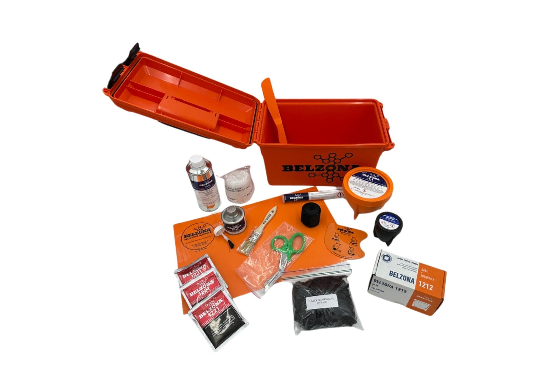Belzona ERK-1S Emergency Repair Kit — repair kit contents and lockable toolbox
