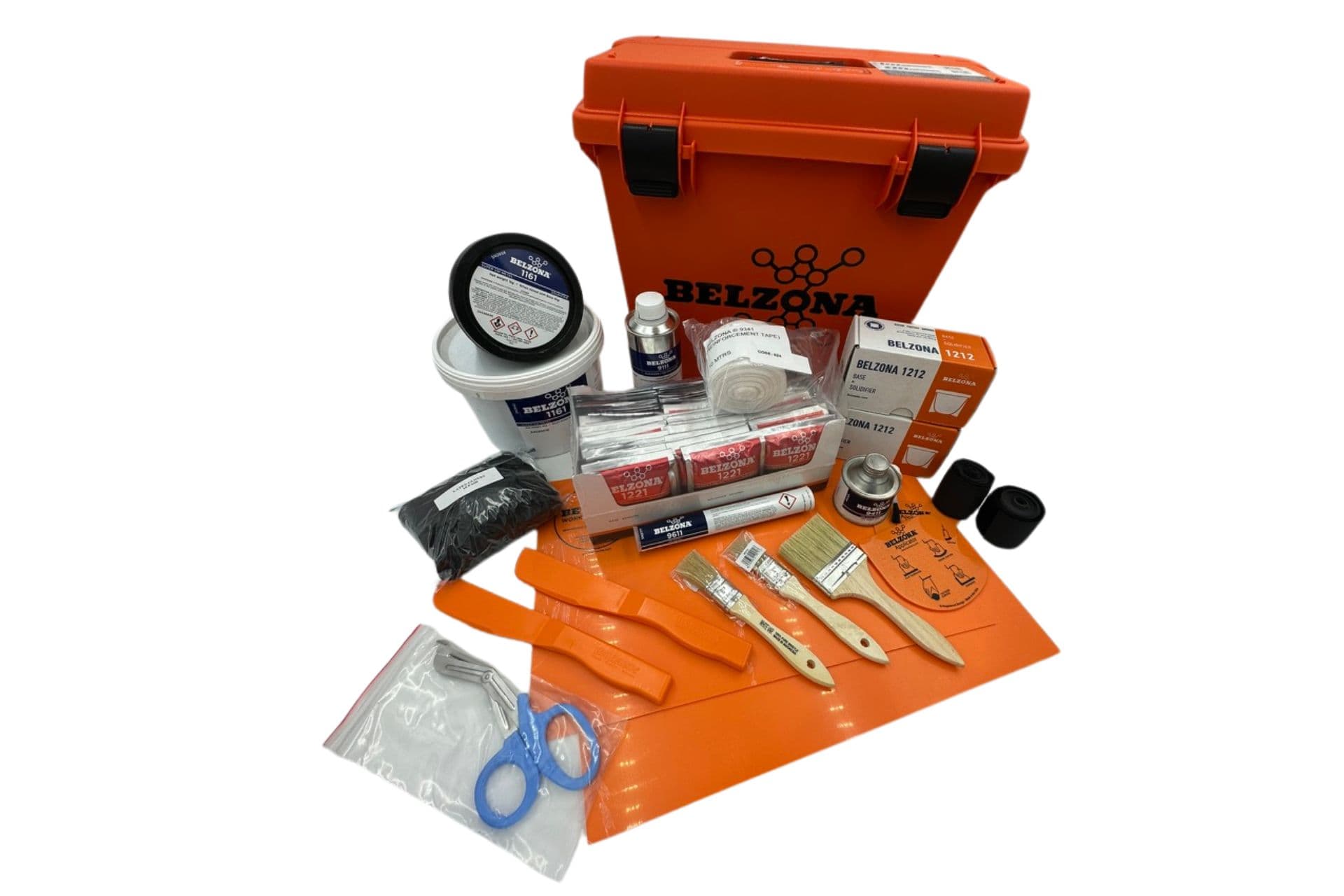 Belzona ST Hero Repair Kit — repair kit contents and lockable toolbox