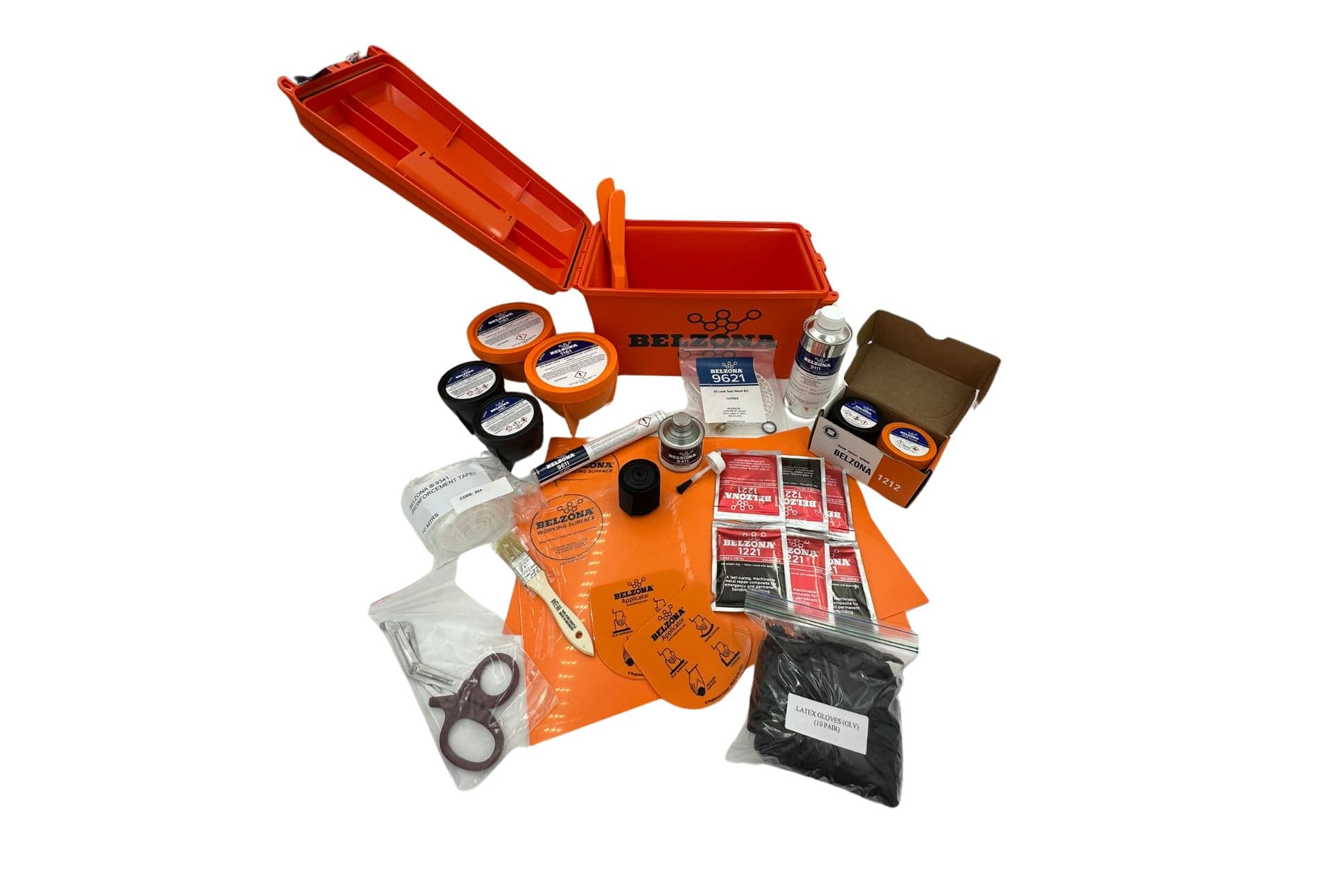 IMS Surface Tolerant Metal Repair Kit — repair kit contents and lockable toolbox