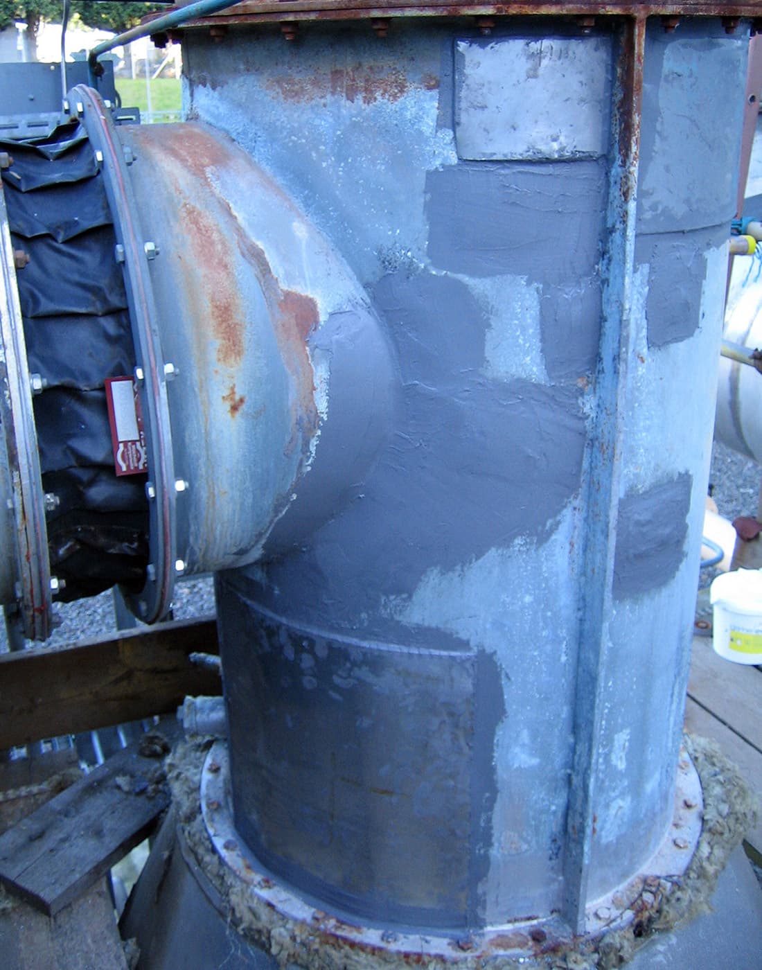 Plates bonded over problem areas