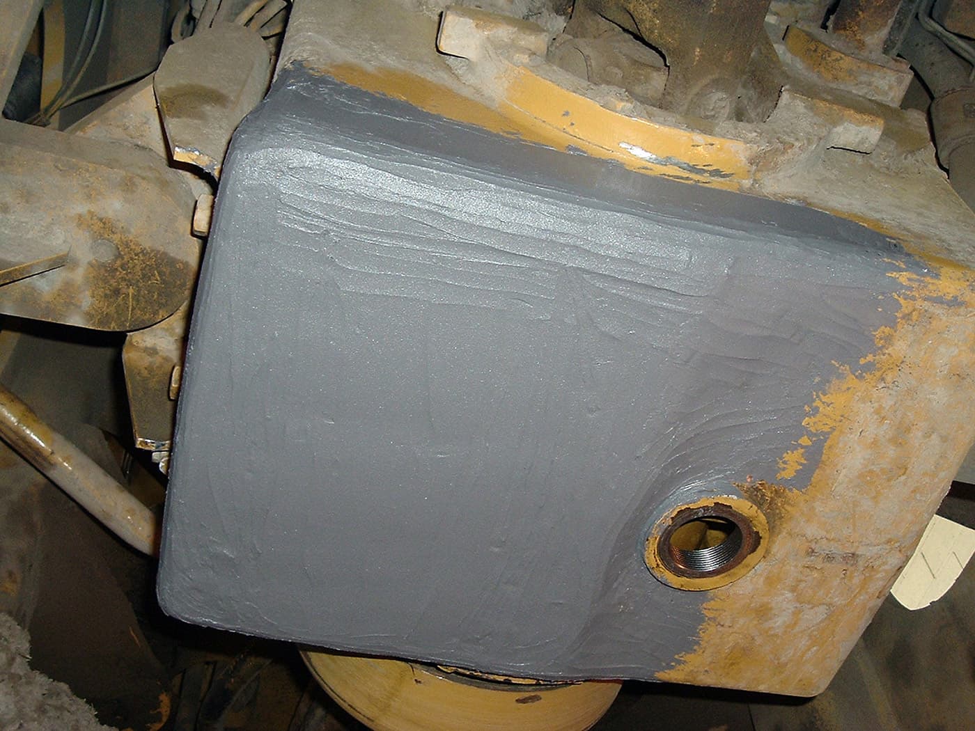 Repaired sump