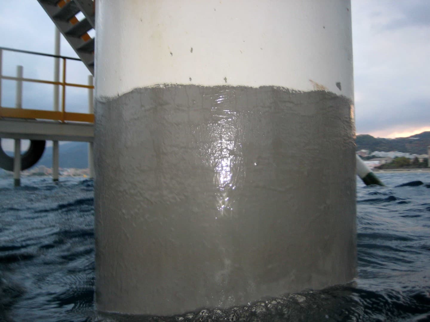 Above and below water coated with Belzona 5831