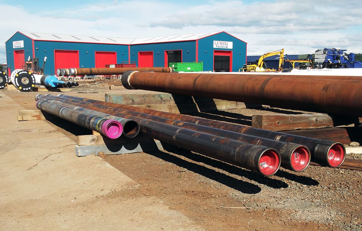 Sweep conductor structural supports requiring protective coating