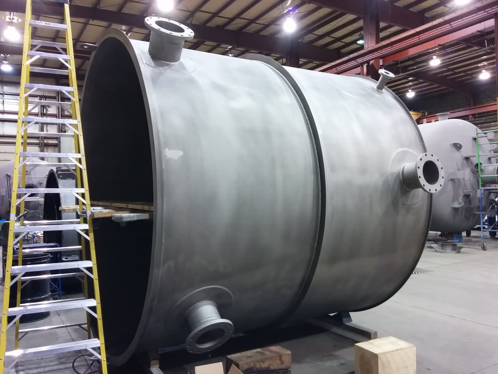 New build tank requiring protection from corrosion