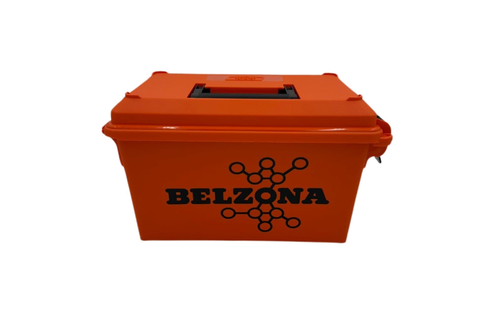 Lockable kit box for staging repair materials and tools